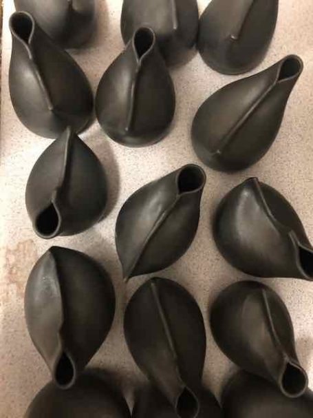 Vases Oiseaux en grès noir toutes tailles Vases Oiseaux en grès