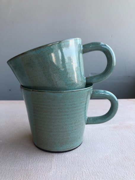 Tasse en grès blanc, vase en céramique Assortiment de céramiques